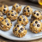 - 1 cup natural peanut butter - 1/2 cup honey or maple syrup - 1 cup rolled oats - 1 cup mini pretzels, finely crushed - 1/4 cup chocolate chips - 1/4 teaspoon salt - 1/2 teaspoon pure vanilla extract The main ingredients are simple yet packed with flavor. Natural peanut butter gives a rich base. Honey or maple syrup adds sweetness, which balances the salt. Rolled oats provide heartiness and texture. Mini pretzels add crunch. Chocolate chips bring a sweet touch. The salt enhances all the flavors. Lastly, vanilla extract ties everything together. - Use different sweeteners like agave or brown sugar. - Add toppings like shredded coconut or chopped nuts. You can swap in different sweeteners based on your taste. Agave works well if you want a lighter flavor. Brown sugar adds a nice caramel touch. For toppings, try shredded coconut for a tropical note. Chopped nuts can add extra crunch and nutrition. - Mixing bowl - Baking sheet or plate - Parchment paper - Spatula or spoon You need a few tools to make these bites. A mixing bowl helps combine everything easily. A baking sheet or plate holds the bites while they chill. Parchment paper prevents sticking, which makes cleanup easier. A spatula or spoon helps mix and shape the ingredients smoothly. 1. Mixing the peanut butter and honey Start with a medium mixing bowl. Add 1 cup of natural peanut butter and 1/2 cup of honey or maple syrup. Use a spatula or spoon to stir until it is smooth. Make sure there are no lumps left in your mixture. 2. Incorporating dry ingredients Now, add 1 cup of rolled oats, 1 cup of finely crushed mini pretzels, 1/4 cup of chocolate chips, 1/4 teaspoon of salt, and 1/2 teaspoon of pure vanilla extract. Fold the ingredients together well. This ensures every bite has a mix of flavors. 1. Portioning the mixture With clean hands, scoop out small portions of the mixture. Each portion should be about 1 tablespoon. This size helps them stay bite-sized and fun to eat. 2. Rolling into uniform balls Roll each portion into a ball. Make sure they are compact so they hold their shape. This step is key for keeping the bites together when you serve them. 1. Arranging on baking sheet Place the formed bites on a baking sheet or plate lined with parchment paper. This helps prevent sticking and makes cleanup easier. 2. Chilling in the refrigerator Once all the bites are shaped, put the sheet in the refrigerator. Allow them to chill for about 30 minutes. This helps the bites firm up and makes them easier to eat. Enjoy the process and have fun creating these tasty treats! To ensure the right consistency, mix your peanut butter and honey until smooth. Use natural peanut butter for a rich taste. If your mix feels too dry, add a touch more honey or peanut butter. If it's too wet, add more oats or pretzels. For flavor variations, try adding a pinch of cinnamon or nutmeg. You can also swap in different nut butters, like almond or cashew, for a new taste. This keeps the recipe interesting and fun! For an eye-catching display, serve the bites in a decorative bowl. Sprinkle crushed pretzels or chocolate chips on top for added texture. This simple touch makes your bites look gourmet. Pair these treats with fresh fruit or yogurt. They also go great with a glass of milk! This creates a balanced snack or dessert that everyone will love. To double the recipe, simply use twice the amount of each ingredient. Mix in a larger bowl to ensure everything blends well. This is a great way to make more bites for parties or gatherings. If you adjust for larger servings, keep an eye on the mix's consistency. You may need to add more oats if it gets too sticky. This way, you keep the perfect bite size. {{image_4}} You can change nut butters to create new flavors. Try almond or cashew butter instead of peanut butter. Each nut brings its own taste and texture. You can also swap sweeteners. Use agave syrup or brown rice syrup if you want a different flavor. Adding spices can elevate your bites. A pinch of cinnamon gives warmth and depth. You can also mix in seeds like chia or flaxseed for crunch and nutrition. Dried fruits like raisins or cranberries add sweetness and chewiness. Both options keep your bites fun and flavorful. For a vegan version, use maple syrup instead of honey. Ensure your chocolate chips are dairy-free too. This keeps the bites plant-based and tasty. If you need gluten-free options, use gluten-free pretzels. This way, everyone can enjoy these treats without worry. To keep your Peanut Butter Pretzel No Bake Bites fresh, use these storage tips: - Refrigeration: Store the bites in an airtight container. They stay fresh for days in the fridge. Place a piece of parchment paper between layers to avoid sticking. - Freezing: For longer shelf life, freeze the bites. Arrange them in a single layer on a baking sheet. Once frozen, transfer them to a freezer bag. This keeps them from clumping together. How long do they last in the fridge? The bites can last up to one week in the fridge. Check for freshness before eating. What are the signs of spoilage? If you see mold or smell something off, discard the bites. Fresh bites should smell like peanut butter and honey. To take these bites on the go, follow these tips: - Packaging: Use a small container or a resealable bag for easy transport. This helps prevent them from squishing. - Keeping them fresh: Add an ice pack to your lunch bag if it’s warm outside. This keeps the bites firm and tasty during travel. To make these tasty bites, start with a medium bowl. Add 1 cup of natural peanut butter and 1/2 cup of honey or maple syrup. Stir until smooth. Then, mix in 1 cup of rolled oats, 1 cup of finely crushed mini pretzels, 1/4 cup of chocolate chips, 1/4 teaspoon of salt, and 1/2 teaspoon of vanilla extract. Use a spatula to blend everything well. Once mixed, scoop out about 1 tablespoon of the mixture. Roll it into a ball and pack it tightly. Place the bites on a baking sheet lined with parchment paper. Chill them in the fridge for about 30 minutes. Enjoy them chilled or at room temperature! Yes, you can use crunchy peanut butter. It will add extra texture to your bites. This choice gives a nice crunch that pairs well with the pretzels. The flavor remains rich and nutty, making them even more delicious. Just remember, the bites may not hold together as well due to the added chunks. If you like a bit of crunch, go for it! Yes, these bites are great for kids! They are packed with healthy ingredients. Natural peanut butter offers protein and healthy fats. Oats provide fiber, which is good for digestion. Honey or maple syrup adds natural sweetness without refined sugar. Just keep an eye on the chocolate chips, as they may be sweet. Overall, they make a fun and nutritious treat for children! These Peanut Butter Pretzel No-Bake Bites are easy and fun to make. You learned the simple steps, ingredient options, and helpful tips for perfecting your bites. Remember, you can change flavors, adjust ingredients, and store them effectively. This snack fits into various diets and is great for all ages. Try these bites today! You’ll enjoy the process and the tasty results.