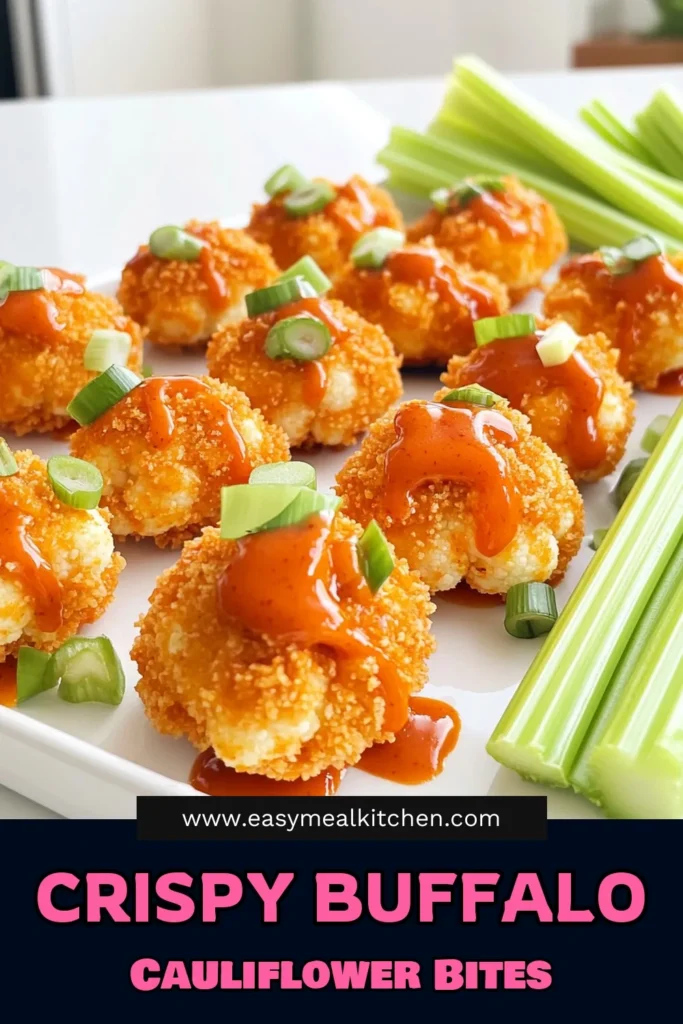 Spice up your snack game with Air Fryer Crispy Buffalo Cauliflower Bites! These delicious, crispy bites are perfect for game day or a tasty appetizer. Made with simple ingredients, they're easy to whip up and bursting with flavor. Discover how to achieve the perfect crunch and tantalizing buffalo sauce coating in just 30 minutes! Click to explore the full recipe and elevate your snacking experience! #BuffaloCauliflower #HealthySnacks #AirFryerRecipes #VegetarianEats