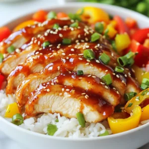 Honey BBQ Chicken Rice Bowl Flavorful and Simple Meal