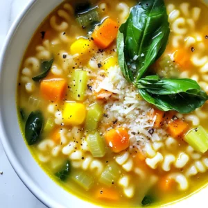 Italian Pastina Comfort Soup Hearty and Nourishing Dish