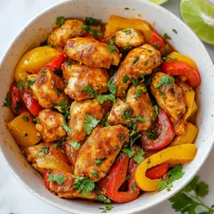 Baja Chicken & Pepper Skillet Flavorful and Easy Meal
