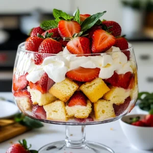 Strawberry Shortcake Trifle Delightful and Simple Treat