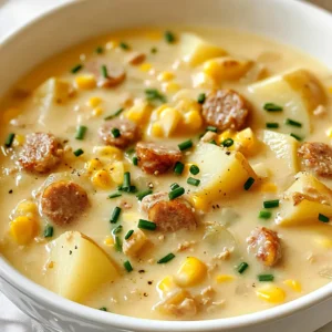 Potato Sausage Chowder Rich and Comforting Recipe