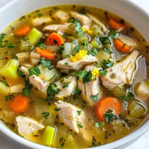 - Whole chicken (approximately 3-4 lbs), cut into manageable pieces - 8 cups low-sodium chicken broth - 1 medium onion, finely chopped - 3 cloves garlic, minced - 3 medium carrots, diced - 2 celery stalks, diced - 1 cup diced tomatoes, fresh or canned (well-drained) - 1 cup acini di pepe or small pasta - 1 teaspoon dried oregano - 1 teaspoon dried basil - 1/2 teaspoon red pepper flakes (optional, for a touch of heat) - Salt and freshly ground black pepper to taste - Fresh parsley, chopped (for garnish) - Zest of 1 lemon When making Italian Penicillin Chicken Soup, I always start with these core ingredients. The whole chicken adds rich flavor and protein. Using low-sodium chicken broth allows for better control of salt. Fresh vegetables like onion, garlic, carrots, and celery create a great base. Diced tomatoes give a nice texture and sweetness. I love using acini di pepe pasta because it cooks quickly and adds a fun bite. You can swap it for any small pasta you prefer. Herbs like oregano and basil bring a classic Italian taste. Red pepper flakes add a hint of heat, but you can skip them if you want a milder soup. Finally, fresh parsley and lemon zest brighten the dish and make it special. Gather these ingredients, and you&rsquo;ll be on your way to making a warm and nourishing soup that feels like a hug in a bowl. {{ingredient_image_2}} - Saut&eacute; onion and garlic: In a large pot, heat 2 tablespoons of olive oil over medium heat. Add 1 medium onion, finely chopped, and 3 cloves of minced garlic. Cook them for about 3-4 minutes until they are soft and fragrant. Stir them occasionally to avoid burning. - Add carrots and celery: Next, add 3 diced carrots and 2 diced celery stalks to the pot. Cook these for about 5 minutes, stirring often. This helps to soften the veggies and brings out their flavors. - Combine broth and chicken: Carefully pour in 8 cups of low-sodium chicken broth. Add a whole chicken, cut into manageable pieces. Raise the heat to bring it to a gentle boil. Then, lower the heat to let it simmer. - Add tomatoes and seasonings: Stir in 1 cup of diced tomatoes, 1 teaspoon of dried oregano, and 1 teaspoon of dried basil. If you like some heat, add 1/2 teaspoon of red pepper flakes. Taste and season with salt and black pepper. - Simmer and shred chicken: Cover the pot and let it simmer for 25-30 minutes. The chicken should be fully cooked and tender. Use a slotted spoon to take out the chicken pieces. Let them cool for a bit. - Cook pasta: Shred the chicken off the bones and return the meat to the pot. Add 1 cup of acini di pepe or small pasta. Cook according to package instructions, usually about 8-10 minutes, until it&rsquo;s al dente. Stir often to prevent sticking. - Garnish and serve: Remove the pot from heat and mix in the zest of 1 lemon and some chopped fresh parsley. Taste the soup again and adjust seasonings if needed. Serve hot in bowls, garnished with more parsley or lemon zest. Enjoy your nourishing Italian Penicillin Chicken Soup! To make this soup shine, adjust the seasonings. Taste as you go! If you want more depth, add salt and pepper to your liking. Dried oregano and basil are great choices. These herbs add warmth and earthiness. If you enjoy spice, try adding red pepper flakes for a little kick. Just remember, a little goes a long way! You can choose how thick or thin you want your soup. If you prefer a thicker soup, let it simmer longer. This helps the flavors blend better. If it gets too thick, add more broth or water. Stir it well, and keep adjusting until you reach your desired consistency. Using a pressure cooker can speed up cooking time. It cooks the chicken quick and keeps it juicy. If you use the stovetop, be patient and let it simmer. After cooking, shredding the chicken is simple. Use two forks to pull apart the meat. This makes it easy to mix back into the soup. Enjoy the process! Pro Tips Use Fresh Ingredients: Opt for fresh vegetables and herbs to enhance the flavor of your soup. Freshness ensures a vibrant taste and better nutrition. Customize Your Pasta: You can substitute acini di pepe with any small pasta like orzo or ditalini. Just adjust the cooking time according to the pasta package instructions. Make it Ahead: This soup tastes even better the next day! Make it ahead of time and store in the fridge. Reheat gently on the stove before serving. Add More Veggies: Feel free to add more vegetables such as zucchini, spinach, or kale for added nutrition and flavor. Just toss them in during the last few minutes of cooking. {{image_4}} You can make Italian Penicillin Chicken Soup your own. Add different vegetables to it. Spinach or zucchini works well. These veggies add color and nutrition. You can also try different types of pasta. Small shells or ditalini can replace acini di pepe. This keeps the dish fresh and fun. If you need gluten-free options, use gluten-free pasta. This keeps the soup safe for those with gluten issues. You can also make low-fat variations. Use skinless chicken and less oil. This way, you enjoy a light and healthy soup. Want to add some brightness? Try adding lemon juice or zest. It gives the soup a fresh kick. You can also experiment with different herbs. Thyme or rosemary can create unique flavor profiles. Each choice adds a special touch to your soup. To keep your Italian Penicillin Chicken Soup fresh, store it in an airtight container. Let the soup cool to room temperature first. Then, seal the container and place it in the fridge. This method keeps the soup safe and tasty. Leftovers stay good for up to four days. When storing, try to divide the soup into smaller portions. This way, you can grab just what you need. If you want to save some soup for later, freezing is a great option. Portion out the soup into freezer-safe bags or containers. Leave some space at the top, as soup expands when frozen. Label the bags with the date and type of soup. To reheat, move the soup from the freezer to the fridge the night before. This way, it thaws gently. When ready to eat, heat it on the stove over low heat. Stir often until it warms through. You can also use a microwave, but be sure to cover the container to avoid spills. In the fridge, your soup can last about four days. If you freeze it, the soup stays good for up to three months. Check for signs of spoilage before eating. If the soup smells sour or has mold, it's best to throw it away. It's always safer to trust your nose and eyes. Enjoy your delicious soup while it's fresh! Italian Penicillin Chicken Soup is a warm and hearty dish. It combines chicken, vegetables, and pasta in a rich broth. Many call it "penicillin" for its comforting and healing properties. This soup is perfect for cold days or when you're feeling under the weather. Making this soup takes about one hour. You will spend around fifteen minutes prepping the ingredients. The cooking time is about forty-five minutes. This includes simmering the broth and cooking the chicken and pasta. Yes, you can use chicken thighs. They add extra flavor and tenderness. Just adjust the cooking time if needed. Thighs may take less time to cook than a whole chicken. Ensure the chicken reaches a safe internal temperature. To spice up your soup, add more red pepper flakes. You can also include chopped jalape&ntilde;os or a dash of hot sauce. Start with a small amount, then taste as you go. Adjust the heat to your liking. This soup pairs well with crusty bread or a fresh salad. You can also serve it with garlic bread for a tasty side. Consider a light dessert, like fruit or sorbet, to finish the meal. This blog covered the art of making Italian Penicillin Chicken Soup. We discussed key ingredients, like whole chicken and fresh vegetables, along with the best herbs and spices. You learned step-by-step cooking techniques and tips to adjust flavor and consistency. Exploring variations and storage methods helps you customize and keep your soup fresh. In closing, this soup offers warmth, comfort, and endless flavor options. Enjoy making your own version!