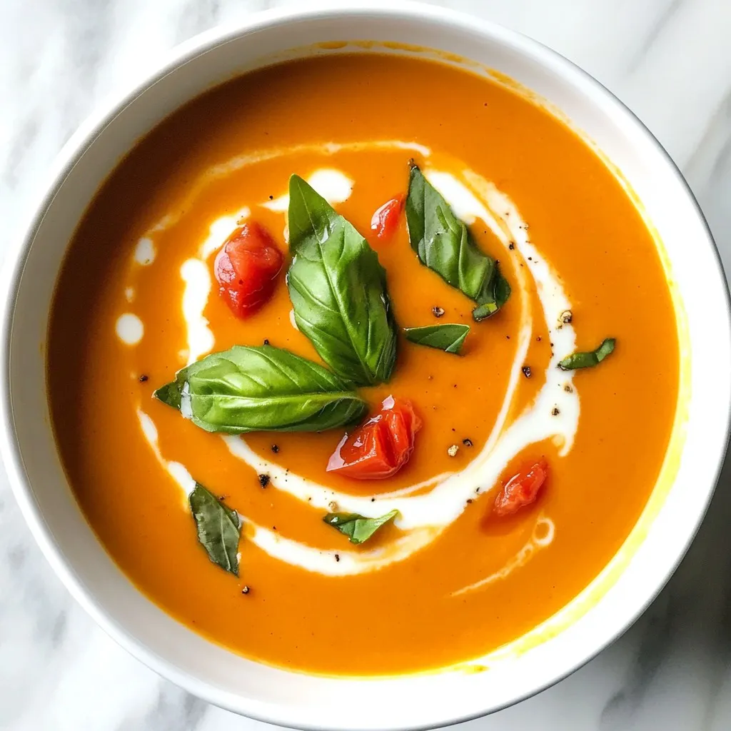 Dairy-Free Tomato Soup Flavorful and Simple Recipe