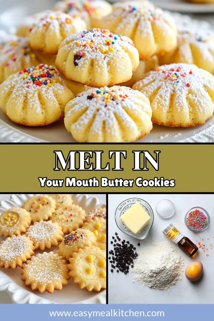 Indulge in these delightful German butter cookies with our easy cookie recipe! Perfect for holiday baking, these traditional German cookies will bring joy to any gathering. With just a few simple ingredients like butter, sugar, and vanilla, you’ll create a batch of mouthwatering treats. Don't miss out—try this delightful butter cookies recipe today! Save this for your holiday cookie plans! #GermanButterCookies #EasyCookieRecipe #HolidayBakingCookies #TraditionalGermanCookies