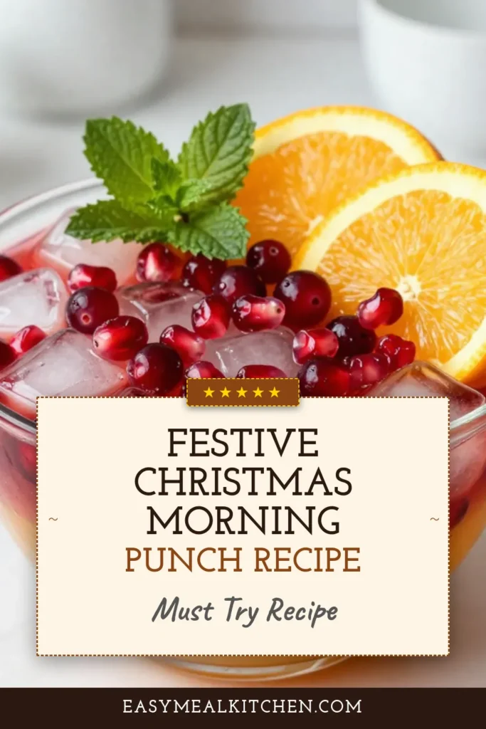 Get ready to impress with this delightful Christmas punch recipe! Our cranberry orange punch is the perfect non-alcoholic Christmas drink to serve at your holiday gatherings. Bursting with festive flavors from cranberry juice, orange juice, and apple cider, it's one of the best holiday drink ideas to sip while celebrating the season. Make your holiday memorable with this easy-to-prepare festive beverage. Save this recipe for your Christmas celebrations! #ChristmasPunch #HolidayDrinks #FestiveBeverages #NonAlcoholicChristmasDrinks