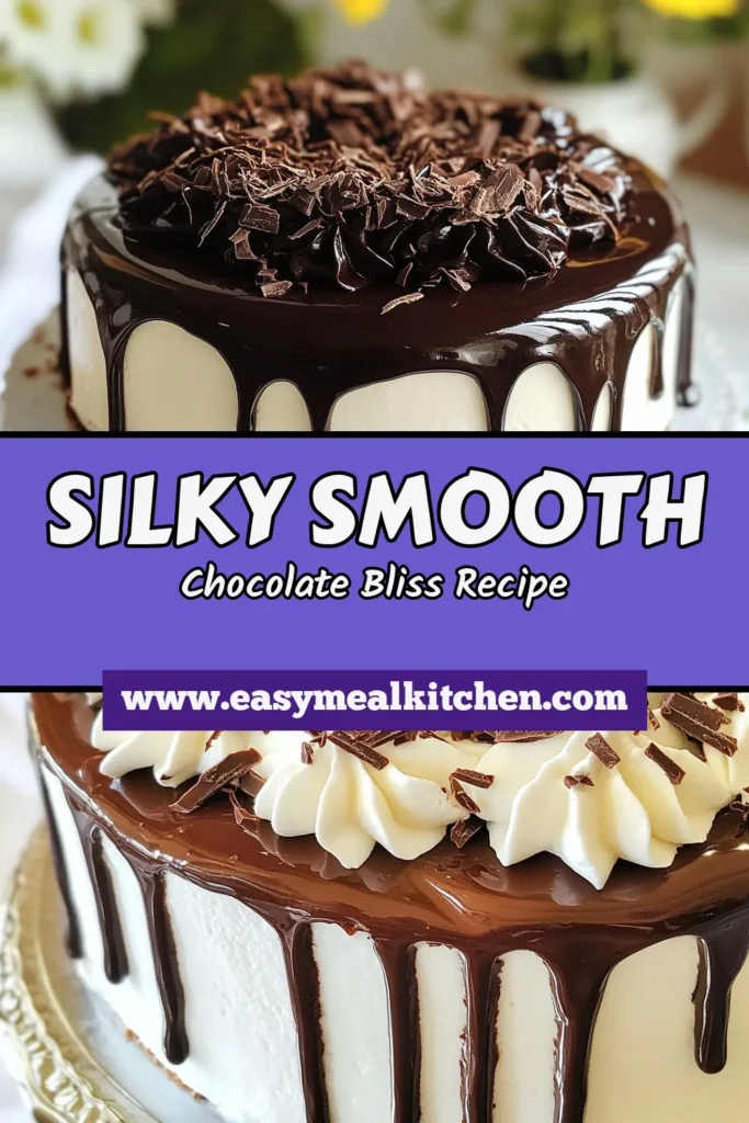 Discover the secret to a delicious chocolate ganache recipe with this easy ganache frosting tutorial! This silky chocolate ganache is made with just four ingredients, perfect for covering cakes or as a luscious topping. Elevate your baking with this rich dark chocolate ganache that will impress everyone. Try it today and watch your cakes shine! Save this recipe for your next baking adventure! #ChocolateGanache #EasyGanacheFrosting #BakingTips #GanacheForCakes