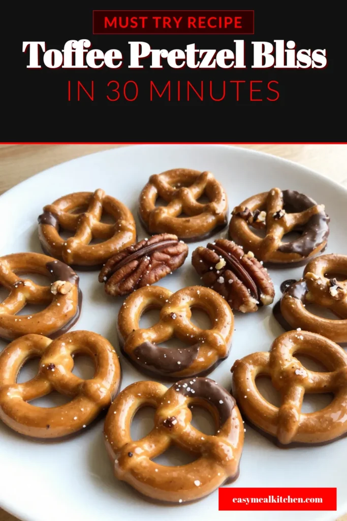 Indulge in these irresistible Butter Toffee Pretzels, the perfect sweet and salty snack for any occasion! This easy toffee pretzel recipe combines crunchy pretzels, rich toffee, and decadent chocolate, creating a delightful party treat that everyone will love. Impress your guests with these chocolate-covered pretzels that are simple to make. Try them today and make your gatherings unforgettable! #ButterToffeePretzels #ToffeePretzelRecipe #SweetAndSaltySnack #EasyPartyTreats