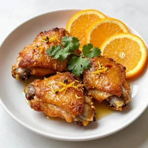 Sweet and Savory Roasted Orange Chicken Delight