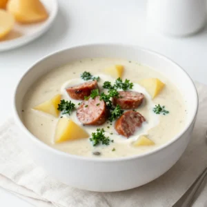 Crockpot Sausage Potato Soup Comforting and Easy Meal