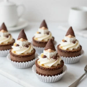 Chocolate Gnome Cheesecakes Simple and Tasty Treat