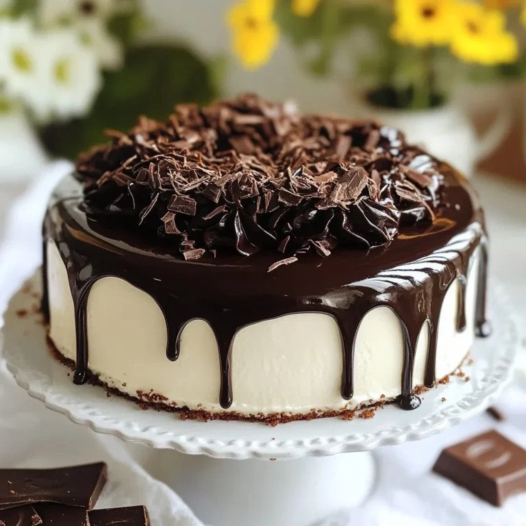 To make the perfect cake-covering ganache, you need a few key ingredients: - 8 oz (230g) dark chocolate, finely chopped - 1 cup (240ml) heavy cream - 2 tablespoons unsalted butter, softened to room temperature - 1 teaspoon pure vanilla extract - Pinch of salt These ingredients work together to create a rich, smooth ganache that coats your cakes beautifully. You can add your own twist to the ganache. Here are some optional ingredients: - Espresso powder for a coffee flavor - Orange zest for a citrus kick - Mint extract for a refreshing taste Feel free to experiment with these flavors to suit your taste. If you need to make substitutions, don’t worry! Here are some ideas: - Use milk chocolate instead of dark chocolate for a sweeter ganache. - Coconut cream can replace heavy cream for a dairy-free version. - Vegan butter works well if you want a plant-based option. These substitutions can help you create a ganache that fits your dietary needs without losing flavor. {{ingredient_image_2}} Start by chopping the dark chocolate into small pieces. Make sure they are uniform in size. This helps them melt evenly. Place the chopped chocolate in a heatproof bowl. It is ready for the cream. Next, take a medium saucepan and pour in the heavy cream. Heat it over medium heat. Watch closely as the cream heats up. When it starts to simmer, remove it from heat. Don’t let it boil. Boiling can change the cream's texture. Carefully pour the hot cream over the chocolate. Make sure all the chocolate pieces are in the cream. Let it sit for about 3 to 5 minutes. This resting time helps the chocolate melt. After that, take a spatula or whisk. Stir gently in small circles. Keep stirring until the chocolate is fully melted. You want a smooth and glossy ganache. Now, add the softened butter, vanilla extract, and a pinch of salt. Stir until everything is mixed well. The ganache should look shiny and luxurious. Let it cool at room temperature. If you want it thicker, put it in the fridge for about 30 to 60 minutes. It should be pourable but slightly thickened. Once it reaches your desired thickness, it is ready to cover your cakes! To get the right texture for ganache, pay attention to the cooling time. After mixing, let it cool at room temperature for about 15 to 30 minutes. If you want it thicker, chill it in the fridge for 30 to 60 minutes. When it's ready, it should flow smoothly but not be too runny. If you whip it, it will turn fluffy, giving you a perfect frosting. To keep your ganache smooth, avoid boiling the cream. Simmering is key. After pouring the hot cream over the chocolate, let it rest before stirring. This helps the chocolate melt evenly. If you notice separation, gently reheat it while stirring. Adding a touch of cream can help bring it back together. For a beautiful finish, pour ganache over a chilled cake. This helps it set nicely. Start from the center and let it flow to the edges. Use a spatula to smooth any uneven spots. For a classy touch, add chocolate shavings or fresh berries on top. This makes your cake look as good as it tastes! Pro Tips Choose Quality Chocolate: The flavor and texture of your ganache depend greatly on the quality of chocolate used. Opt for high-quality dark chocolate with a cocoa content of at least 60% for the best results. Control the Temperature: Make sure the cream is hot but not boiling. This helps melt the chocolate smoothly without burning it, ensuring a silky texture. Whipping for Texture: If you want a lighter, airy ganache, allow it to cool slightly before whipping it with a hand mixer. This will create a fluffy frosting perfect for cakes and cupcakes. Flavor Variations: Experiment with flavors by infusing the cream with herbs, spices, or citrus zest before mixing it with chocolate. This adds a unique twist to your ganache. {{image_4}} To make white chocolate ganache, use white chocolate instead of dark chocolate. Follow these steps: - Use 8 oz (230g) of finely chopped white chocolate. - Heat 1 cup (240ml) of heavy cream until just simmering. - Pour the hot cream over the white chocolate. - Let it sit for 3 to 5 minutes. - Stir until smooth. - Add 2 tablespoons of soft butter and 1 teaspoon of vanilla. This ganache is sweet and creamy, perfect for a lighter cake. You can add flavors to your ganache for fun twists. Here are a few ideas: - For espresso ganache, mix in 1-2 tablespoons of espresso or coffee. - For mint flavor, add 1 teaspoon of mint extract. - For orange, mix in some orange zest and a drop of orange oil. Experiment with spices like cinnamon or even chili for a kick! Each flavor brings its own unique touch to your cake. You can make a vegan ganache using simple swaps. Here’s how: - Replace dark chocolate with dairy-free chocolate. - Use coconut cream instead of heavy cream. - Follow the same heating and mixing steps. This vegan ganache is rich and smooth, perfect for anyone who wants a plant-based option. You won't miss the dairy at all! I recommend storing ganache in an airtight container. Place it in the fridge. This keeps it fresh and tasty. If you have leftover ganache, it will stay good for later use. Make sure to let it cool before sealing the container. To reheat ganache, place it in a microwave-safe bowl. Heat it in short bursts of 10 to 15 seconds. Stir between each burst until it's warm and smooth. You can also use a double boiler for a more gentle heat. Just be careful not to overheat it, as it can separate. Ganache lasts about one week in the fridge. If you notice any changes, it might be spoiled. Look for these signs: - Off smell - Change in color - Unusual texture If you see any of these, it's best to throw it away. Keeping ganache stored properly helps you enjoy its rich flavor for longer! The best chocolate for ganache is dark chocolate. I recommend at least 60% cacao. This gives your ganache a rich taste. The higher the cacao, the deeper the flavor. You can also use semi-sweet chocolate. Just avoid chocolate with low cocoa content. Yes, you can use milk chocolate. However, it will make your ganache sweeter and creamier. Adjust the sugar in your cake recipe if you use milk chocolate. It’s all about balance. Milk chocolate ganache also pairs well with fruity cakes. For thick ganache, add a bit of warm cream. Stir it in slowly until it reaches your desired consistency. If your ganache is too thin, chill it in the fridge for a bit. You can also add more chopped chocolate to thicken it. Absolutely! Ganache works great for frosting cupcakes. You can use it as a pourable glaze or whip it to make it fluffier. If you whip it, let it cool first. This gives it a light and airy texture. You can keep ganache in the fridge for up to one week. Be sure to store it in an airtight container. If you want to use it later, just reheat it gently. Stir well to bring back its silky texture. In this post, we explored how to make the perfect cake-covering ganache. We examined key ingredients, step-by-step preparation, and essential tips. Variations like white chocolate and vegan options enhance creativity. Storing and reheating ganache ensures it stays fresh. Remember, ganache is versatile and satisfying. With practice, you’ll master this skill. Enjoy your baking journey!