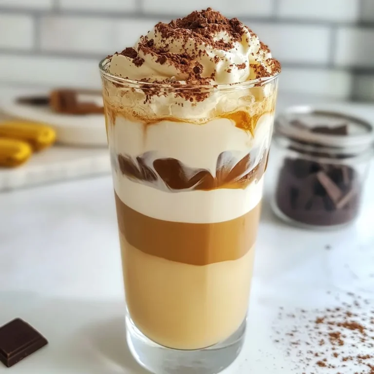 - 1 cup cold brewed coffee - 1/2 cup non-alcoholic coffee cream (like Baileys non-alcoholic cream) - 1/4 cup milk (dairy or your favorite non-dairy alternative) - 1 tablespoon vanilla syrup - A handful of ice cubes - Garnish options (chocolate shavings, cocoa powder) The key to a great Baileys White Russian starts with cold brewed coffee. This type of coffee gives a smooth taste and a rich color. You can make it at home or buy some ready-made. Next, you need non-alcoholic coffee cream. It adds that familiar creamy flavor. You can also use another coffee-flavored creamer if you prefer. Milk is also important. Choose dairy or a non-dairy option that you love. Almond, oat, or soy milk all work well. Vanilla syrup brings sweetness to the mix. You can find it in stores or make your own easily. Don’t forget ice cubes! They keep your drink cold and refreshing. Lastly, think about garnishes. Chocolate shavings or a sprinkle of cocoa powder can make your drink look fancy and taste even better. With these ingredients, you will create a delicious and easy Baileys White Russian that anyone can enjoy! {{ingredient_image_2}} 1. First, grab a mixing glass or cocktail shaker. 2. Add 1 cup of cold brewed coffee. 3. Next, pour in 1/2 cup of non-alcoholic coffee cream. 4. Then, add 1/4 cup of milk. You can use dairy or a non-dairy option. 5. Finally, stir in 1 tablespoon of vanilla syrup. This adds a nice sweetness. 6. Mix all these ingredients well. You want a smooth and creamy blend. 1. Take a serving glass and fill it to the brim with ice cubes. 2. Make sure the ice is packed well to keep your drink cold. 3. Slowly pour the creamy coffee mixture over the ice. 4. Leave a little space at the top for any toppings you might want to add. 1. Grab a long spoon or bar stirrer. 2. Gently mix the drink in the glass. This ensures every sip is delicious. 3. For a beautiful finish, garnish with chocolate shavings or a sprinkle of cocoa powder. 4. Serve your drink right away. Use a straw or a long spoon for easy sipping. To make the best Baileys White Russian, focus on ingredient proportions. Use the right amounts for a smooth drink. For one serving, mix 1 cup of cold brewed coffee, 1/2 cup of non-alcoholic coffee cream, and 1/4 cup of milk. This blend gives you the perfect creaminess. When mixing, use a cocktail shaker or a mixing glass. Combine all your liquids first. Stir gently to blend them. Avoid shaking too hard; you don’t want to create too many bubbles. This keeps the drink velvety and rich. Choose the right glassware for serving. A highball glass works well. It allows you to enjoy the layers of your drink. Fill it with ice cubes for that frosty touch. Pair your Baileys White Russian with snacks or desserts. Try it with chocolate cookies or a slice of cheesecake. The flavors match perfectly and enhance your drinking experience. Enjoy your creamy delight! Pro Tips Choose Quality Coffee: Use high-quality cold brew coffee for the best flavor. Freshly brewed coffee will enhance the overall taste of your Creamy Coffee Delight. Adjust Sweetness: Feel free to adjust the amount of vanilla syrup based on your preferred level of sweetness. Taste the mixture before pouring to ensure it suits your palate. Chill Your Glass: For an extra frosty experience, chill your serving glass in the freezer for a few minutes before adding the ice and the coffee mixture. Experiment with Flavors: Try different flavored creamers or syrups to customize your drink. Hazelnut or caramel flavors can add a unique twist to your Creamy Coffee Delight. {{image_4}} You can easily change this recipe. A splash of vodka or coffee liqueur adds fun. This twist boosts the drink’s kick. It gives a stronger coffee flavor too. Mix the vodka or liqueur with the coffee cream. Adjust the amount to fit your taste. This twist keeps the drink creamy and rich. Want a dairy-free version? Use plant-based creamers like almond or oat milk. These options keep your drink smooth. They also add unique flavors. Adjust the milk amount to hit the right creaminess. You can also blend in vanilla or hazelnut syrup. This swap makes the drink lighter without losing taste. Get creative with flavor! Adding flavored syrups can change the game. Try caramel, hazelnut, or even peppermint. A hint of cinnamon or nutmeg makes it cozy too. Just a sprinkle can enhance the drink. Always taste as you go. You may find a new favorite flavor. If you have extra cream, store it in a sealed container in the fridge. It can last about a week. Check the expiration date on the package too. For brewed coffee, let it cool first before storing. Use an airtight container to keep it fresh. Brewed coffee stays good for about three to four days in the fridge. I do not recommend storing the mixed cocktail. Once made, the drink tastes best fresh. If you must store it, keep it in the fridge for up to 24 hours. Give it a good shake before serving. The ice will melt and dilute the flavors over time, so enjoy it right away for the best taste! If you don’t have cold brewed coffee, you can use regular brewed coffee. Just let it cool first. You can also try instant coffee mixed with cold water. This works well in a pinch. The key is to keep the coffee cold for the best taste. Yes, you can prepare the drink ahead of time! Mix the coffee, cream, milk, and vanilla syrup. Keep it in the fridge. When you’re ready, pour it over ice. This helps save time when you want to enjoy it. Absolutely! You can use non-alcoholic coffee cream, like Baileys non-alcoholic cream. This makes it safe for everyone to enjoy. Simply follow the same recipe and swap regular cream for the non-alcoholic version. To adjust the sweetness, you can add more or less vanilla syrup. If it's too sweet, try using less syrup. Or, you can use a sugar substitute. Taste as you go to find your perfect level of sweetness. Making a Baileys White Russian is simple and fun. We covered the main ingredients, mixing steps, and helpful tips to perfect your drink. You can try various flavors or make it dairy-free. Remember, fresh ingredients make the best taste. Whether you enjoy it during a party or a quiet night in, this drink is sure to impress. Experiment and find what you love most. Cheers to your next delightful creation!