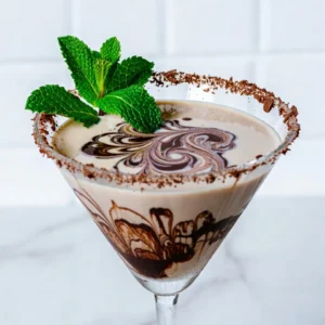 - 1 cup whole milk - 1/2 cup rich chocolate syrup - 1/4 cup heavy whipping cream - 1 tablespoon pure mint extract - Fresh mint leaves for garnish - Crushed ice, as needed - Chocolate shavings for garnish The main ingredients create a creamy and minty delight. Whole milk gives a rich base. Chocolate syrup adds sweetness and depth. Heavy whipping cream makes it extra smooth. Pure mint extract adds that fresh minty kick. Fresh mint leaves look nice and taste great. Crushed ice keeps your drink cold. Chocolate shavings add a fun touch and taste. - Additional mint flavoring - Alternative garnishes You can boost the mint flavor with extra mint. Try other garnishes like chocolate curls or even whipped cream. These options let you personalize your drink. Whether you keep it simple or add more, each choice makes your drink special. {{ingredient_image_2}} 1. Start by mixing 1 cup of whole milk with 1/2 cup of rich chocolate syrup. Stir well until the mix is smooth. This is your chocolate-mint base. 2. Next, add 1/4 cup of heavy whipping cream and 1 tablespoon of pure mint extract. Whisk this mixture hard until it gets frothy and thick. This step brings in the creamy texture and minty taste. 1. Grab a cocktail shaker and fill it halfway with crushed ice. This keeps your drink cold. 2. Carefully pour your chocolate-mint mixture over the ice in the shaker. Secure the lid tightly. 3. Shake the shaker hard for about 20 seconds. This chills the drink and mixes the flavors well. 1. Use a strainer to pour the chilled mixture into your fancy martini glasses. Watch the smooth, velvety drink flow. 2. For the final touch, garnish each martini with fresh mint leaves and sprinkle chocolate shavings on top. This makes it look great and adds flavor. To make your Baileys Mint Martini frothy, whisk the heavy cream well. Use a hand whisk or a mixer on low. This helps add air and creates a light texture. If you want a thicker feel, whisk it longer until it thickens slightly. To ensure your drink is cold, fill the shaker with plenty of crushed ice. This way, your drink chills quickly. Shake it well for about 20 seconds. The more you shake, the colder your drink will get. For a stunning look, serve the martinis on a dark tray. The colors pop against the dark background. You can also rim your glasses with chocolate syrup. Just dip the rim in syrup and then in some crushed chocolate. This adds to the flavor and makes it look fancy. Garnish each drink with fresh mint leaves and sprinkle chocolate shavings on top. This not only looks great but also adds extra flavor to each sip. Enjoy your creamy and refreshing treat! Pro Tips Chill the Glasses: For an extra refreshing experience, chill your martini glasses in the freezer for about 15 minutes before serving. Use High-Quality Ingredients: Opt for premium chocolate syrup and fresh mint extract to elevate the flavor profile of your martini. Experiment with Garnishes: Try adding a drizzle of chocolate syrup inside the glass or a sprinkle of cocoa powder on top for added flair. Adjust Mint Flavor: If you prefer a stronger mint flavor, gradually increase the amount of mint extract, tasting as you go to achieve your desired intensity. {{image_4}} You can easily change your Baileys Mint Martini by adding different liqueurs. For a nutty twist, try adding hazelnut liqueur. It pairs well with chocolate and mint. Want a fruity flavor? Add a splash of raspberry liqueur. This will give your drink a fun berry kick. You can also use flavored syrups to change the drink's taste. Try peppermint syrup for a stronger mint flavor. If you prefer a sweeter drink, vanilla syrup works great too. Mixing these flavors can create a new experience with every sip. You can make a delicious mocktail version of the Baileys Mint Martini. Start with the same base of whole milk and chocolate syrup. Skip the alcohol and stick to the mint extract. This keeps the minty taste while making it kid-friendly. For a fun twist, you can add a splash of sparkling water. This adds a little fizz and makes the drink extra refreshing. Garnish it with fresh mint leaves and chocolate shavings to keep it fancy. Everyone can enjoy this creamy treat! After making your Baileys Mint Martini, you may have some ingredients left over. Here&rsquo;s how to store them: - Chocolate syrup: Once opened, keep it in a cool, dark place. It lasts for six months in the pantry. If you need to, you can refrigerate it for longer freshness. - Heavy whipping cream: Store opened cream in the fridge. Use it within a week for the best taste. Always check for spoilage before using. You can refrigerate the mixed Baileys Mint Martini, but it&rsquo;s best to drink it fresh. If you have leftovers, store them in an airtight container. Consume within 24 hours for the best taste. If you shake the drink again before serving, it helps revive some of the froth. This drink is best enjoyed cold and fresh! A Baileys Mint Martini mixes smooth creaminess with cool mint. This drink has a rich chocolate flavor that blends with the fresh mint. You get a sweet and refreshing taste in every sip. The combination of whole milk, chocolate syrup, and mint extract creates a unique experience. It&rsquo;s perfect for dessert or a special treat. Yes, you can prepare some parts in advance. Make the chocolate-mint base ahead and keep it in the fridge. Just remember to mix it fresh with ice right before serving. This drink tastes best when it is cold and frothy. Aim to shake it about 20 seconds before you pour it into the glasses. If you want to swap out Baileys, try other creamy liqueurs like chocolate cream liqueur or mint liqueur. For a non-alcoholic option, use a mix of milk and chocolate syrup. You can also add a few drops of mint extract for flavor. These substitutes keep the creamy feel while changing the taste a bit. The Baileys Mint Martini blends whole milk, rich chocolate syrup, and mint for a tasty treat. You learned to make both the classic drink and a mocktail. I shared tips for perfect texture and presentation. Don&rsquo;t forget to store any leftovers properly to keep them fresh. Enjoy your creamy, minty cocktail any time you want. Let your creativity shine with flavors and garnishes. Try different variations to find your favorite. Happy mixing!
