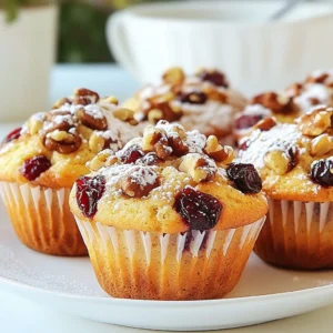 To make Nigella Christmas Muffins, you need simple and fresh ingredients. Here&rsquo;s the full list: - 2 cups all-purpose flour - 1 cup packed brown sugar - 1/2 cup unsalted butter, melted and slightly cooled - 1 cup whole milk - 2 large eggs, at room temperature - 1 teaspoon baking powder - 1/2 teaspoon baking soda - 1 teaspoon ground cinnamon - 1 teaspoon ground nutmeg - 1/2 teaspoon ground ginger - 1/2 cup dried cranberries - 1/2 cup walnuts, chopped - 1/2 cup dark chocolate chips - 1 teaspoon pure vanilla extract - Pinch of salt Each ingredient plays a role. The flour is the base. Brown sugar adds sweetness and depth. The butter gives richness, while milk makes the muffins moist. Eggs help with structure. Baking powder and baking soda make them rise. The spices bring warmth and holiday cheer. Dried cranberries and walnuts add texture, and chocolate chips offer a sweet surprise. Ensure everything is fresh for the best flavor. You can even play with ingredients to suit your taste. For example, swap walnuts for pecans or use white chocolate instead of dark. The joy of baking lies in creativity. Now that you have your ingredients, let&rsquo;s get ready to bake! {{ingredient_image_2}} Start by preheating your oven to 350&deg;F (180&deg;C). This helps your muffins rise well. Prepare a muffin tin by lining it with paper liners or greasing each cup lightly. This step prevents the muffins from sticking. In a large bowl, whisk together the dry ingredients. Add 2 cups of all-purpose flour, 1 cup of packed brown sugar, 1 teaspoon of baking powder, and 1/2 teaspoon of baking soda. Then add 1 teaspoon of ground cinnamon, 1 teaspoon of ground nutmeg, 1/2 teaspoon of ground ginger, and a pinch of salt. Mix these thoroughly to avoid clumps. In another bowl, combine your wet ingredients. Blend 1/2 cup of melted butter (let it cool slightly), 1 cup of whole milk, and 2 large eggs at room temperature. Add 1 teaspoon of pure vanilla extract. Whisk until the mixture is smooth and creamy. Pour the wet ingredients into the dry ingredients. Stir gently using a spatula or wooden spoon. Mix until just combined. It&rsquo;s okay if the batter is a little lumpy. Overmixing can make your muffins tough. Now, fold in your add-ins. Carefully add 1/2 cup of dried cranberries, 1/2 cup of chopped walnuts, and 1/2 cup of dark chocolate chips to the batter. Make sure they are evenly spread throughout without overmixing. Spoon the batter into your prepared muffin tin. Fill each cup about three-quarters full. This gives the muffins room to rise and expand while baking. Place the muffin tin in your preheated oven and bake for 18-20 minutes. To check if they are done, insert a toothpick into the center of a muffin. It should come out clean or with a few moist crumbs. Once baked, take the muffins out of the oven. Let them cool in the tin for about 5 minutes. Then, transfer them to a wire rack to cool completely. Enjoy the delicious smell while waiting! When you mix your batter, aim for gentle strokes. Overmixing can make your muffins tough. You want a soft, tender muffin. It&rsquo;s okay if there are a few lumps in the batter. Just combine the wet and dry ingredients until they meet. To make your muffins fluffy, use room-temperature eggs and milk. These ingredients blend better and help the batter rise. Also, be sure to spoon the flour into your measuring cup. This method prevents packing and keeps your muffins light. Make your muffins shine with a touch of powdered sugar. A light dusting adds a festive look. Arrange them on a pretty platter for a lovely display. You can also serve them warm with your favorite drink, like hot cocoa or tea. Pro Tips Use Room Temperature Ingredients: Make sure your eggs and milk are at room temperature to ensure a smoother batter and better rise in your muffins. Don&rsquo;t Overmix: When combining the wet and dry ingredients, mix just until combined. Overmixing can lead to dense and tough muffins. Experiment with Add-ins: Feel free to substitute or add other mix-ins like chopped apples, pecans, or even white chocolate chips for a unique flavor twist. Store for Freshness: Keep any leftover muffins in an airtight container at room temperature for up to 3 days or freeze for longer storage. {{image_4}} You can easily swap ingredients to fit your needs. For gluten-free muffins, use a gluten-free flour mix. If you have a nut allergy, replace walnuts with sunflower seeds. You can use a dairy-free butter and almond milk for a vegan version. Add a splash of orange juice or zest for a bright twist. You can mix in a teaspoon of almond extract for an added depth of flavor. A sprinkle of sea salt on top before baking adds a nice touch. Consider adding chopped apples or pears for extra fruitiness. You can use white chocolate chips instead of dark chocolate for a sweeter muffin. Dried figs or apricots also work well to enhance the festive feel. You can store your Nigella Christmas Muffins at room temperature. Place them in an airtight container. This keeps them fresh for about three days. If you want them to last longer, consider freezing them. To freeze your muffins, first let them cool completely. Wrap each muffin in plastic wrap. Then, place them in a freezer bag. They can last up to three months in the freezer. When you're ready to enjoy them, just take out the muffins you want. Reheat your muffins for the best taste. You can use the microwave or the oven. For the microwave, heat for about 15-20 seconds. For the oven, preheat to 350&deg;F and heat for about 5-10 minutes. This warms them up and brings back their fresh taste. To make these delightful muffins, follow these simple steps: 1. Preheat your oven to 350&deg;F (180&deg;C). 2. Mix 2 cups of all-purpose flour, 1 cup of packed brown sugar, 1 teaspoon of baking powder, 1/2 teaspoon of baking soda, 1 teaspoon of ground cinnamon, 1 teaspoon of ground nutmeg, 1/2 teaspoon of ground ginger, and a pinch of salt in a large bowl. 3. In a separate bowl, blend 1/2 cup of melted butter, 1 cup of whole milk, 2 large eggs, and 1 teaspoon of pure vanilla extract. 4. Pour the wet mix into the dry mix and stir until just combined. 5. Gently fold in 1/2 cup of dried cranberries, 1/2 cup of chopped walnuts, and 1/2 cup of dark chocolate chips. 6. Fill the muffin tin and bake for 18-20 minutes. Enjoy! If you don&rsquo;t have dried cranberries, use these options: - Raisins - Chopped dried apricots - Chopped dates - Dried cherries These choices can add their own unique flavor and sweetness to the muffins. Yes! You can make these muffins ahead of time. Here&rsquo;s how: - Bake them and store them in an airtight container. - Keep them at room temperature for up to three days. - For longer storage, freeze them for up to three months. Just warm them before serving for that fresh-baked taste. To check if your muffins are done, do this: - Insert a toothpick into the center of a muffin. - If it comes out clean or with a few moist crumbs, they are ready. - If the toothpick has wet batter, bake for a few more minutes. Always keep an eye on them in the last few minutes of baking. Yes, you can use different types of chocolate! Here are some ideas: - Milk chocolate chips - White chocolate chips - Chocolate chunks Each type will give the muffins a different flavor profile. Choose based on your taste! In this blog post, we explored making delicious Nigella Christmas Muffins. We detailed the ingredients and provided step-by-step instructions to guide you. I shared tips to get the best texture and offered some fun variations to suit your taste. These muffins are easy to store and reheat, making them perfect for the holidays. Try them out and enjoy the warm aromas in your kitchen. Baking can bring joy, and these muffins will surely add to your festive spirit. Happy baking!